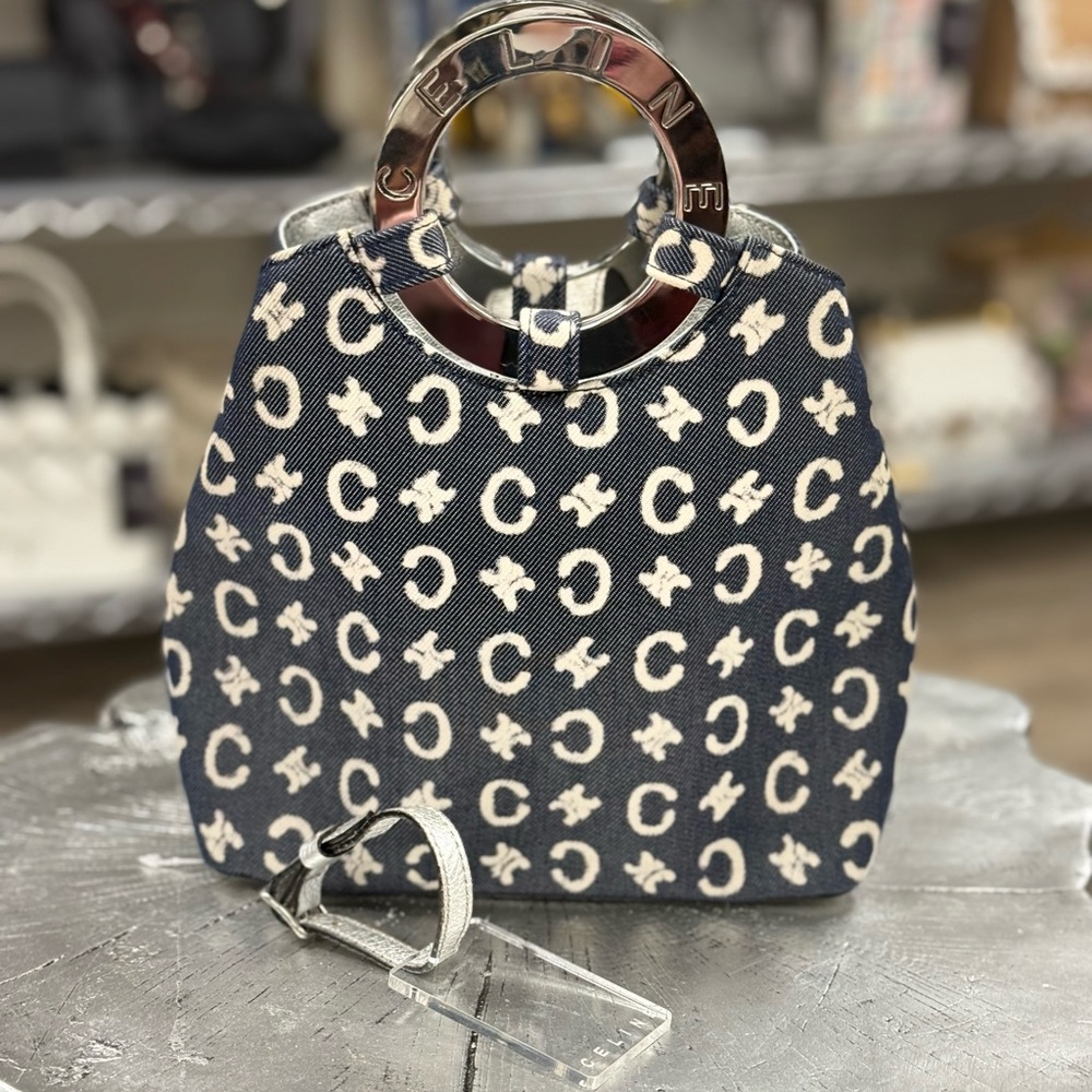 Celine denim handbag - Picture 2 of 7